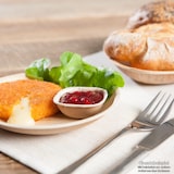 thumbnail of BIOZOYG 25 Stück Dipschälchen 80ml quadratisch Einwegschälchen Palmblattschälchen Snackschälchen, kompostierbar, ideal für Fingerfood und Snacks