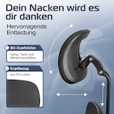 thumbnail of CLOUVOU SmartSeat, ergonomischer Bürostuhl, Rückenlehne mit Mesh Bezug, FlipUp-Armlehnen, 3D-Kopfstütze, BladeWheels, Schwarz