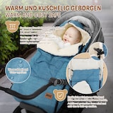 thumbnail of Babyfußsack 94x48x10 cm Jeans-Blau aus Polyester Joyz