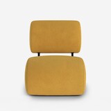 thumbnail of Poltrona imbottita in velluto design moderno salotto living Tux - Giallo-C932100.C281