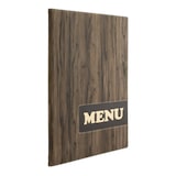 thumbnail of Securit® Menukaart A4 "Design" - Bruin - 4 zijden