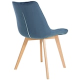 thumbnail of Sedia Brook Velvet blu