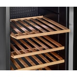 thumbnail of METRO Professional Cave à vin GWC2040, acier inoxydable, 54 x 54.3 x 83 cm, refroidissement statique par ventilateur,  40 bouteilles, noir/argenté