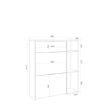 thumbnail of Schuhregal, Schuhschrank, 90x27x102cm, 10 Paar Schuhe, Schuh Organizer, Eiche Schwarz _671_3