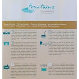 thumbnail of Felswasserfall Springbrunnen Keramik LED Beleuchtung 35cm Brunnen & Wasserspiel Innen & Außen Fontäne Gartenbrunnen Wasserbrunnen Wasserfall Garten