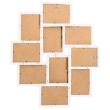 thumbnail of vidaXL Collage Bilderrahmen für 10x(13x18 cm) Fotos Weiß MDF