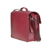 thumbnail of Ruitertassen Lehrertasche Leder 30x40cm Schultasche Aktentasche 2 Fächer rot Damen Büchertasche Arbeitstasche 40x30cm