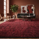 thumbnail of Teppich Schlafzimmer Unifarben Elegant Waschbar Wohnzimmer Esszimmer Pflegeleicht Rot 80x150 cm OEKO-TEX – TITLIS von Kadima Design