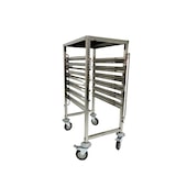 thumbnail of Chariot à échelles inox GN 1/1 - 6 niveaux avec plateau PREMIUM / GOLDINOX