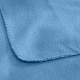 thumbnail of Polar Fleecedecke 130x160 OEKO-TEX ca. 400g Gewicht, mit Antipilling & Kettelrand - Farbe blau mittelblau