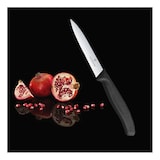 thumbnail of Victorinox Swiss Classic, spelucchino, lama ondulata da 10 cm, manico nero.