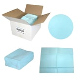 thumbnail of Spunlace Universal-Wischtücher, blau, 48 % Zellstoff, 35 % Polyester, 17 % Viskose, ca. 30x38 cm, 10x50=500 Tücher