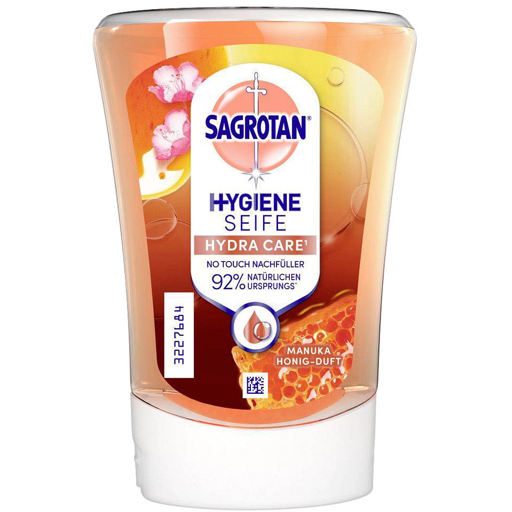 SAGROTANHYDRA CARE NO TOUCH Flüssigseife Nachfüllpackung 250 ml