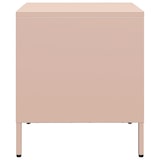 thumbnail of vidaXL Nachttisch Rosa 35x39x43,5 cm Stahl