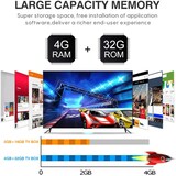 thumbnail of Box Android 9.0 4K 1.5Ghz Passerelle Multimedia Bluetooth Wifi 4GB+32GB + SD 4Go YONIS