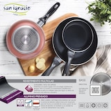 thumbnail of BERGNER - Set di 3 Padelle 16/20/24 cm Induzione in Alluminio Pressato Paradise con Set di 3 coltelli con supporto da parete in acciaio inossidabile