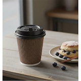 thumbnail of MONOUSO - Deckel für Becher de cartón PS SIP Mit Einem Schwarz 8 cm (1000 Stück)