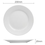 thumbnail of Athena Hotelware Piatto a bordo largo 23 cm - 12 pezzi