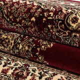 thumbnail of Teppich Flur Orient-Design Pflegeleicht Waschbar Strapazierfähig Wohnzimmer Schlafzimmer Rot 300x400 cm – ALETSCH von Kadima Design