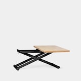 thumbnail of KLAST Mesa de centro elevable y extensible en madera de roble con pata negra Tapi