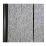 thumbnail of WPC-Sichtschutz Sarthe, Windschutz Zaun, WPC-Pfosten ~ Basiselement niedrig, 1,95m grau