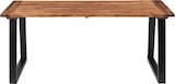 thumbnail of Décoshop26 - Esstisch im Industriedesign 180 x 90 cm massives Akazienholz geölt mit Metallelementen DEC036778