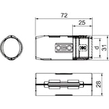 thumbnail of OBO Bettermann Quick-Pipe-Verbind.-muffe 3000 MMS M25 LGR 2154085