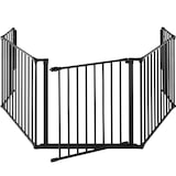 thumbnail of Kaminschutzgitter Agni aus 5 Elementen mit Sicherheitstür - schwarz