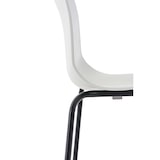 thumbnail of Set 2x Taburete Hover con Asiento de Plástico & Base de Metal Blanco/Negro