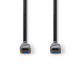 thumbnail of Active Optical High Speed HDMI Cable with Ethernet - HDMI Connector - HDMI Connector - 4K@60Hz - 18 Gbps - 20.0 m - Round - PVC - Black - Gift Box