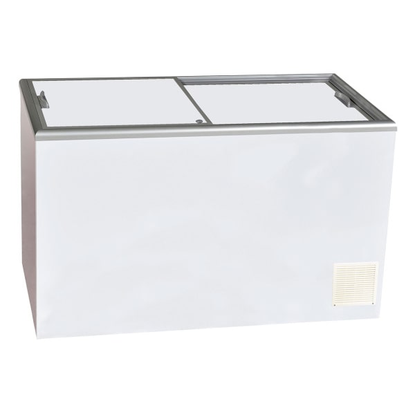 Nordcap Kühl-, Tiefkühlkombination CUBE COMBI 53, geschäumte Schiebedeckel, Aluminiumrahmen