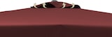 thumbnail of METRO Professional Gastro Dubbele Parasol, Aluminium / Polyester, 3 x 3 m, zwengelopeningsysteem, waterafstotend, rood / grijs