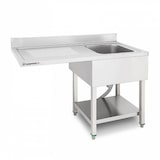 thumbnail of Plonge professionnelle 1bac 120x70 cm - Emplacement lave-vaisselle - Equipementpro