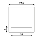 thumbnail of Jung Wippe Schriftfeld lgr LS 990 NA LG LS990NALG