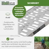 thumbnail of TRUTZHOLM 1x Auffahrrampe klappbar 228 cm Traglast 340 kg Alu grau gelocht Rampen Motorradrampe