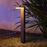 thumbnail of Lumisky Potelet solaire CENOVA TALL Gris H50cm 600LM Aluminium Noir