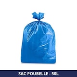 thumbnail of Sac poubelle 50L - Bleu - x250 sacs - FILFA FRANCE