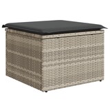 thumbnail of vidaXL 9-teiliges Garten-Sofa-Set mit Kissen Grau Poly-Rattan