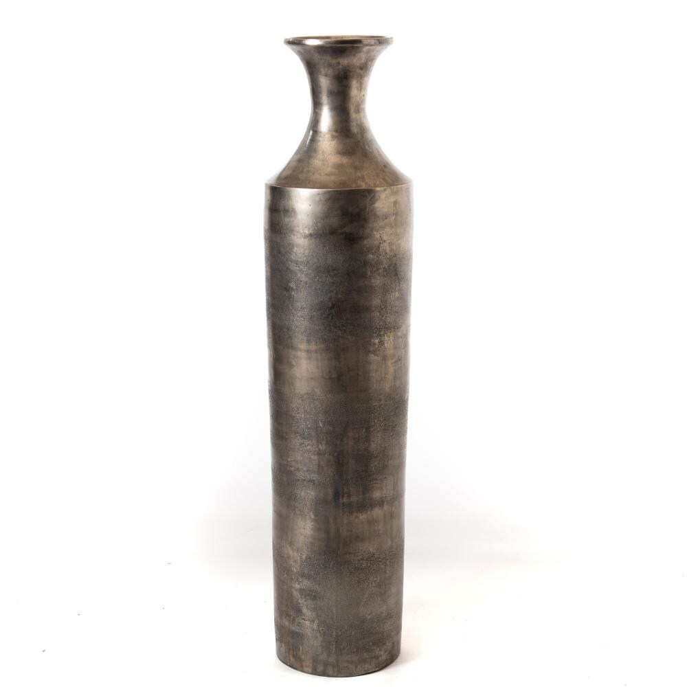 Vase petit étain 120 cm -  Or / Doré Rond Métal Amadeus 30.00x30.00 cm