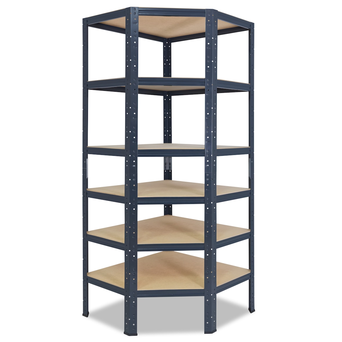 shelfplaza HOME Eckregal 200x70x45 cm in anthrazit mit 6 Böden und 145.83333333333 kg Traglast pro Boden