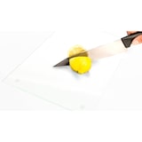 thumbnail of ALLboards Planche à découper en verre TRANSPARENTE 30×40 cm crédence de cuisine plaque de protection en verre