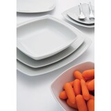 thumbnail of Saturnia, set 4 piatti piani quadrati Tokio in porcellana cm 31 diag. 37, H 3,5 cm 3353800-20001017 bianco