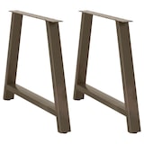 thumbnail of Pieds De Table à Manger En Forme De A 2 Pièces 90 X (72 73) Cm Acier