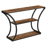 thumbnail of Helloshop26 - Table console table d'entrée pieds courbés dessus de table allongé pour salon couloir chambre style industriel 120 cm 12_0002973