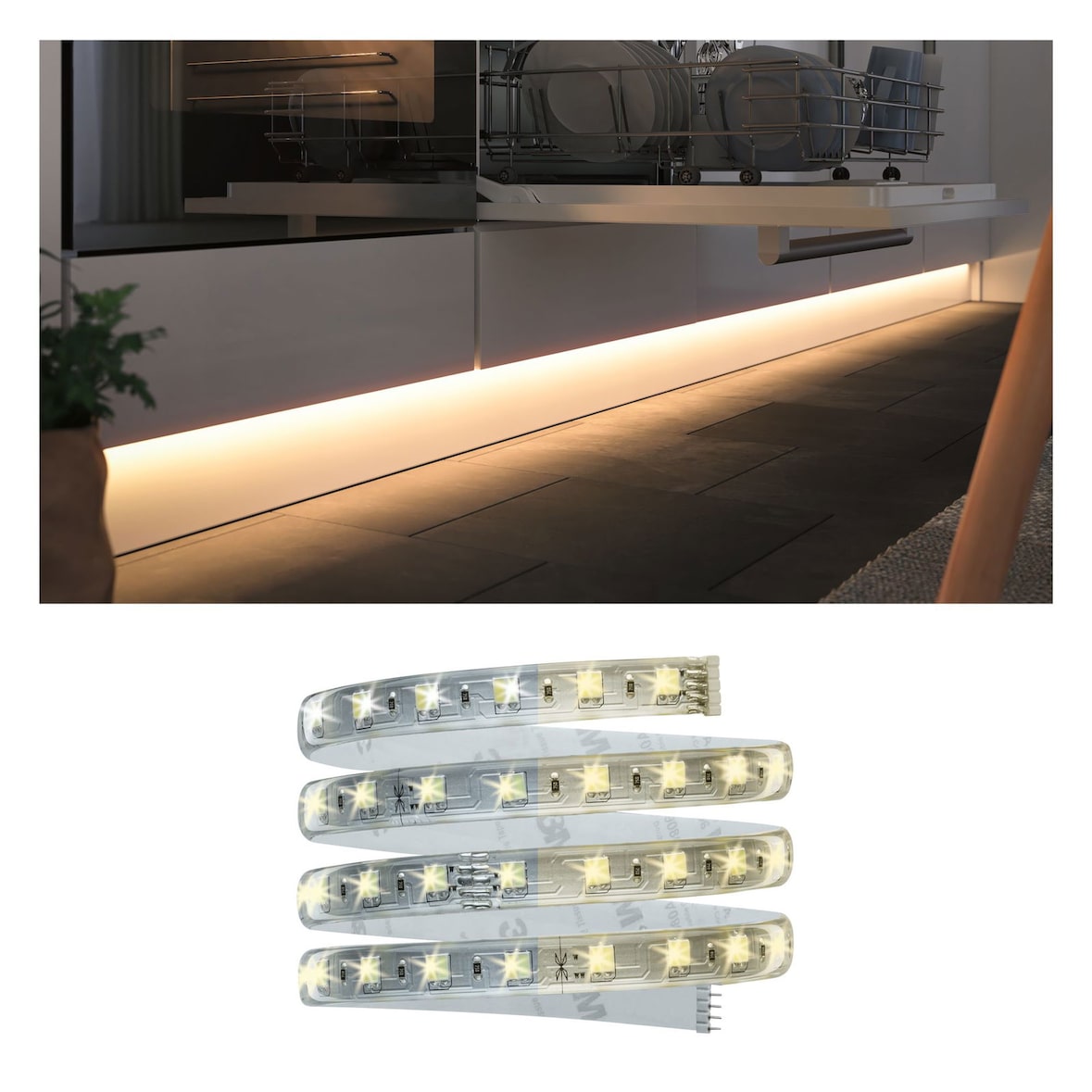 Paulmann Clever Connect LED Strip Tunable White Tunable White 6,5W   Transparent 99972
