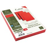 thumbnail of Exacompta 2782C 100er Packung Einbanddeckel, Evercover 270g/qm, Lederprägung, für DIN A4 Format - Rot
