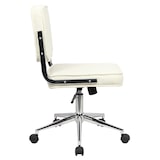 thumbnail of LIV Bürostuhl Schreibtischstuhl höhenverstellbar mit Rollen Weiß