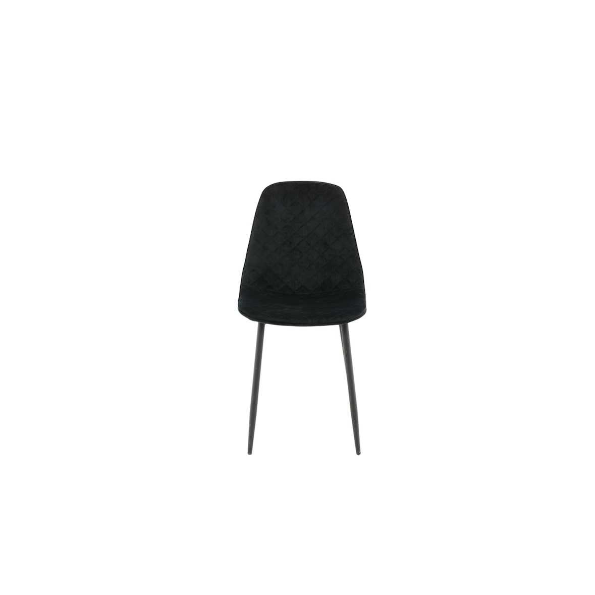 PolarDiamond Esszimmerstuhl Velour schwarz.