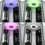 thumbnail of Dampfdusche Duschtempel Sauna Dusche Duschkabine D46-23M3-EC 100x100 cm mit 2K Scheiben Versiegelung