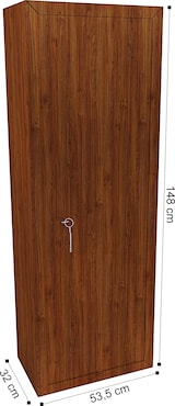 thumbnail of Armadio Portafucili 10 Posti Armi Blindato Fuciliera In Acciaio Effetto Legno Con Cassetto Tesoretto Con Serratura E Chiave A Doppia Mappa Cassaforte